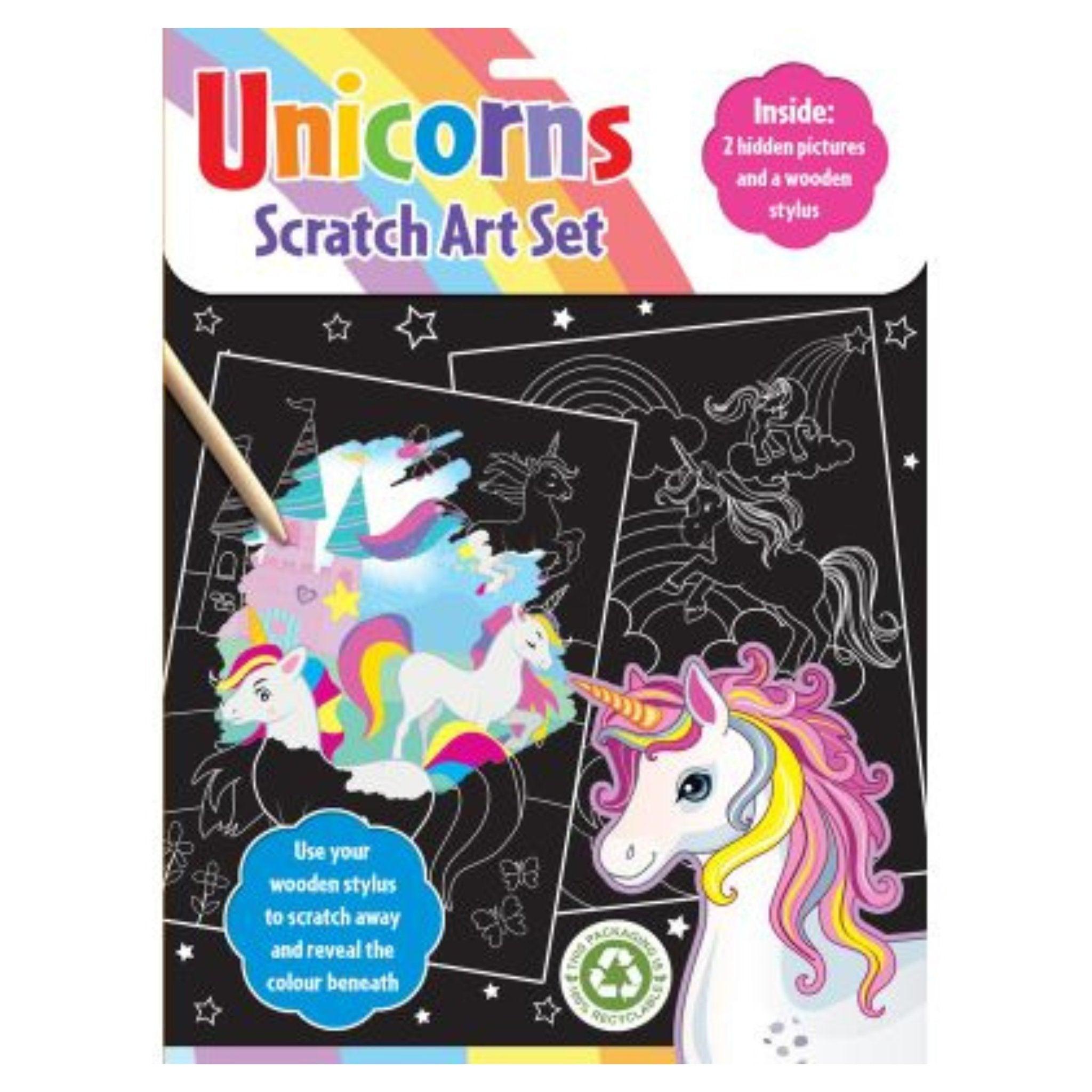 Unicorns Scratch Art Set - PoundToys
